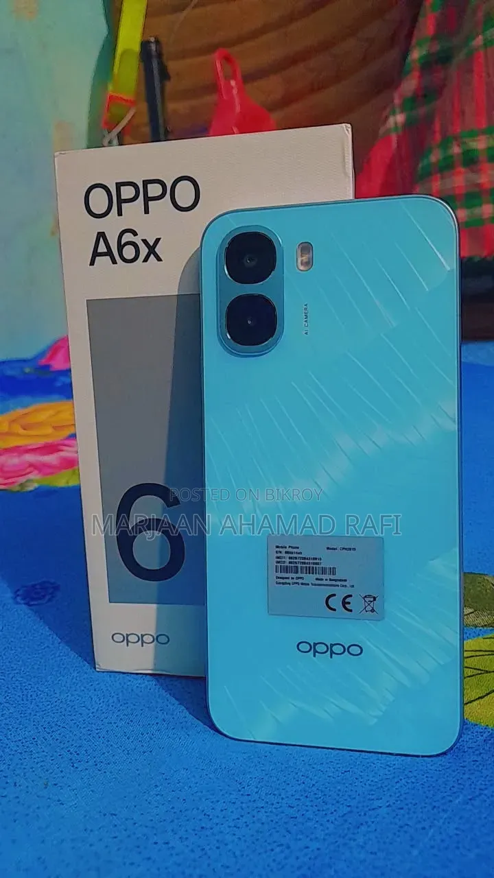 New Oppo A6x 64 GB White