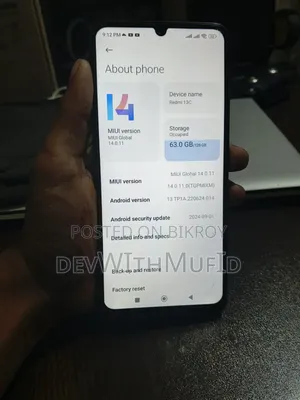 Xiaomi Redmi 13C 128 GB Black