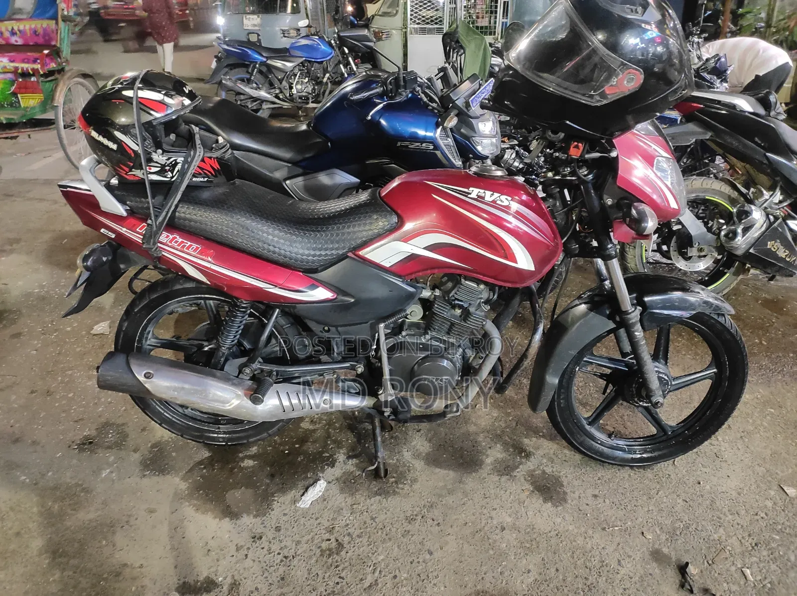 TVS Metro 2017 Red