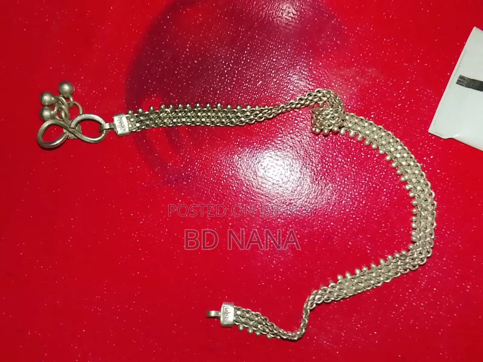 Silver Anklet (1 Bhori 7 Ana)