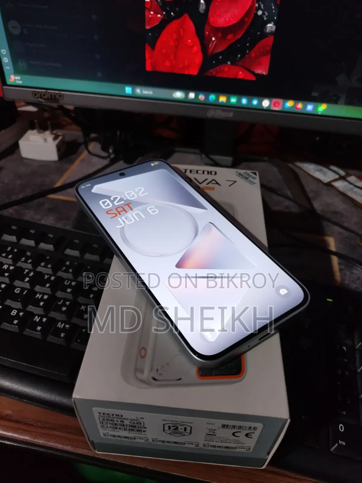 New Tecno Pova 7 Pro 5G 256 GB Silver