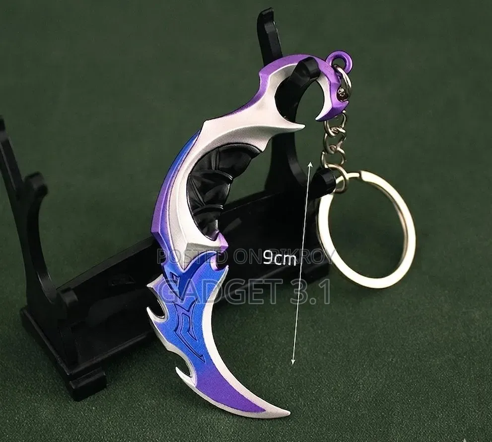 Valorant Gun Knife Keyring Alloy Made