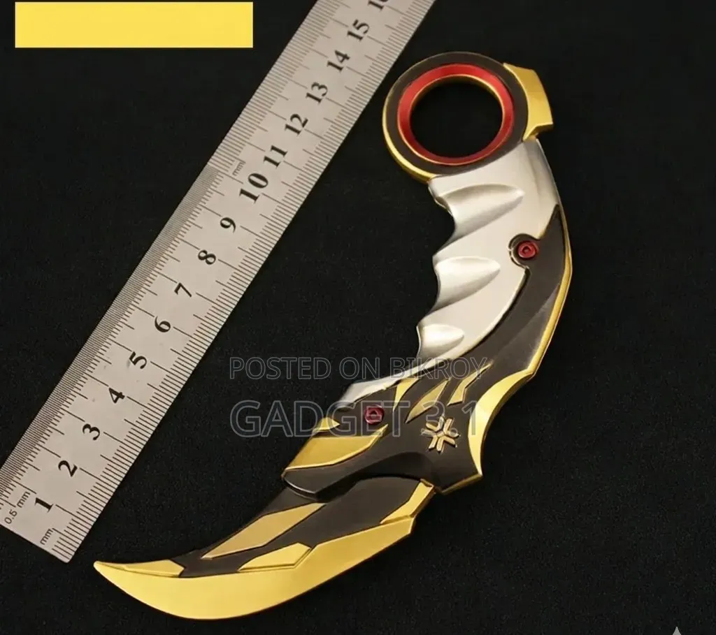 Valorant Gun Knife Keyring Alloy Made