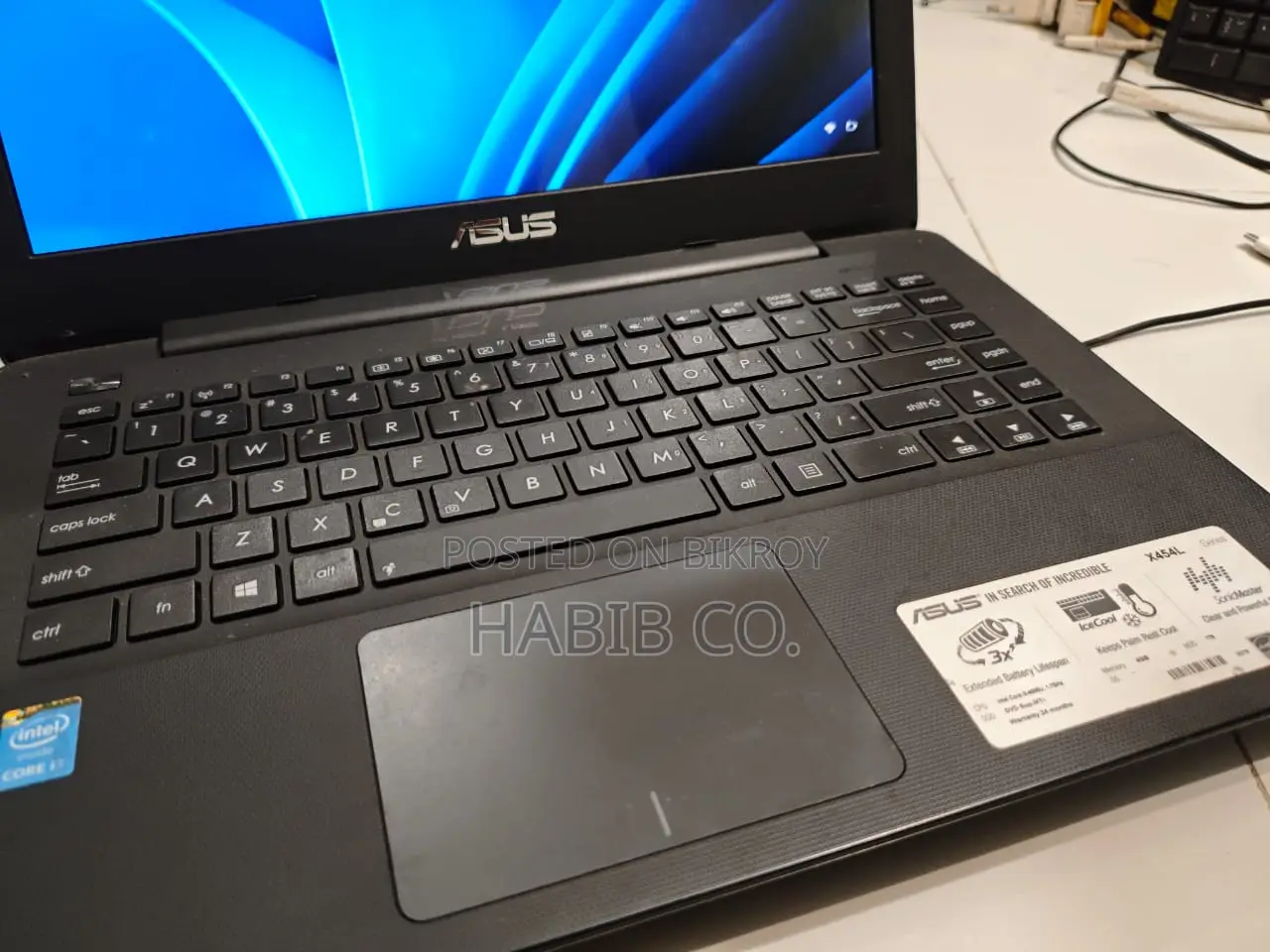 Laptop Asus 4GB Intel Core i3 SSD 128GB