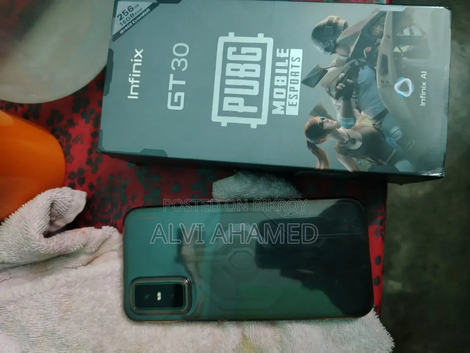 New Infinix GT 30 5G 256 GB Blue
