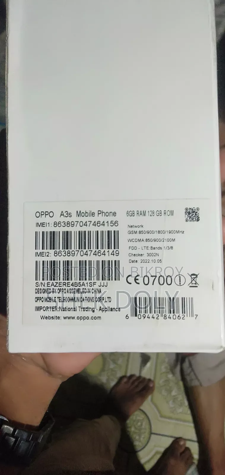 Oppo A3s 256 GB