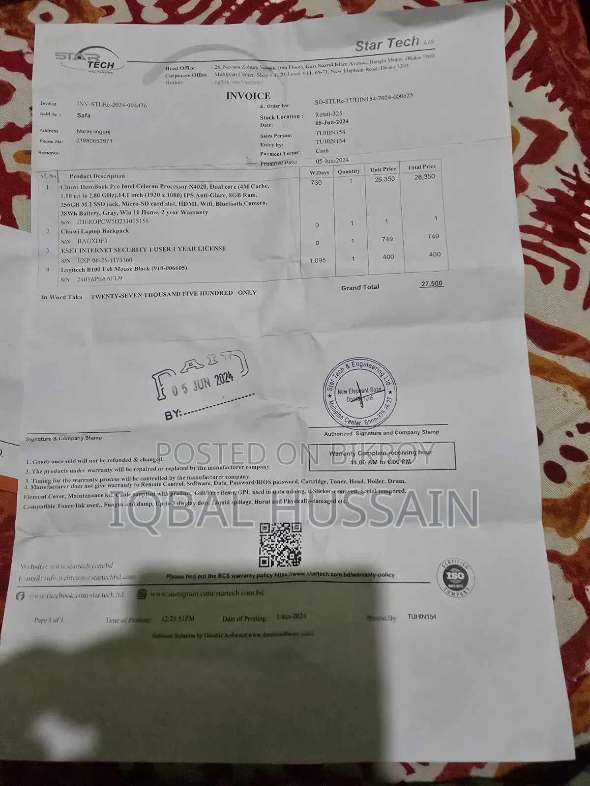 Laptop Chuwi GemiBook 8GB Intel Celeron SSD 256GB