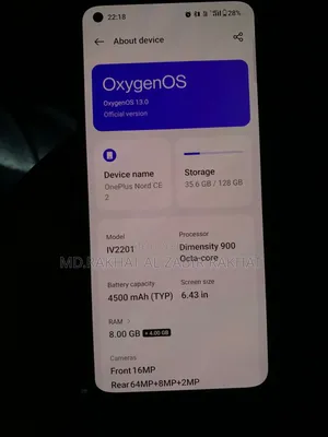 OnePlus Nord CE 5G 128 GB Blue