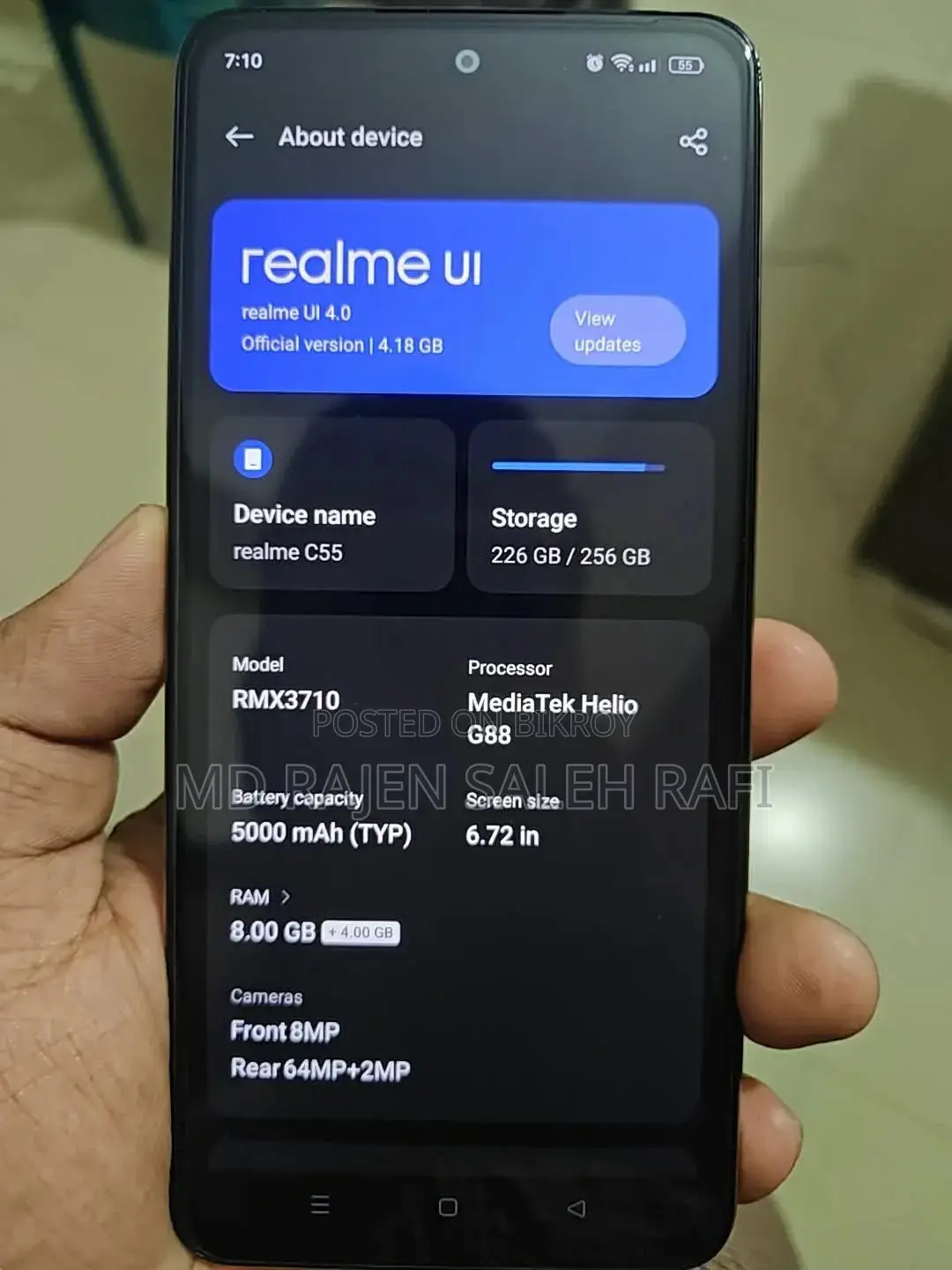 Realme C55 256 GB White