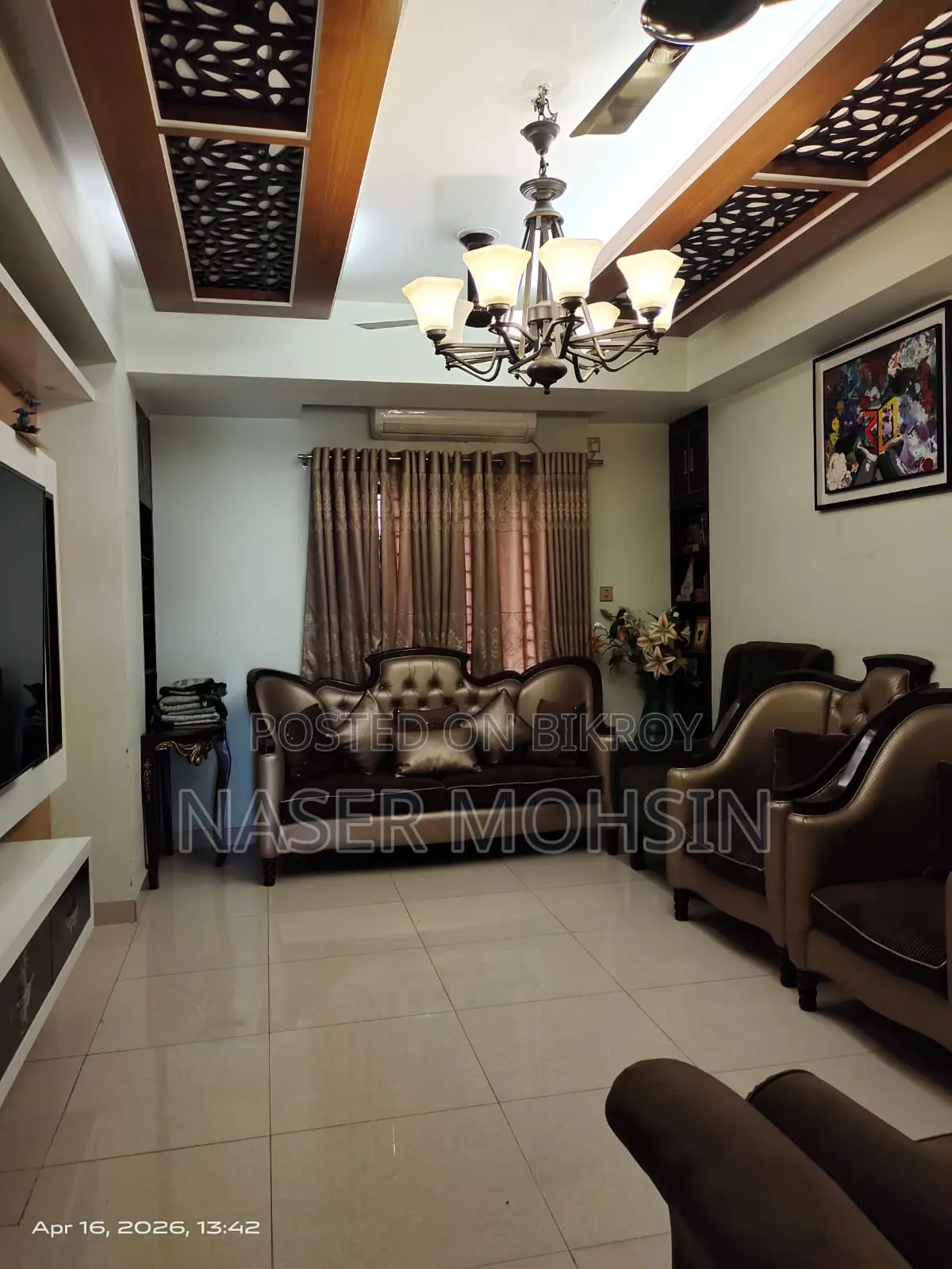 Furnished 3-Bedroom Apartment in Bashat Vita, Basundhara for Sale