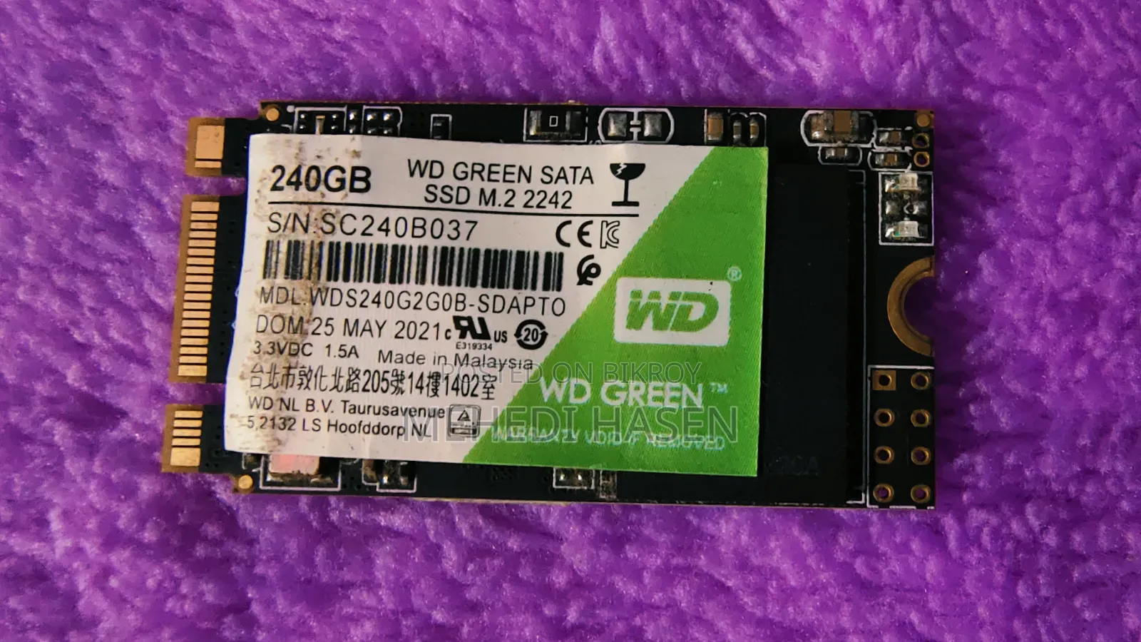 240 GB - WD Green SATA SSD M.2