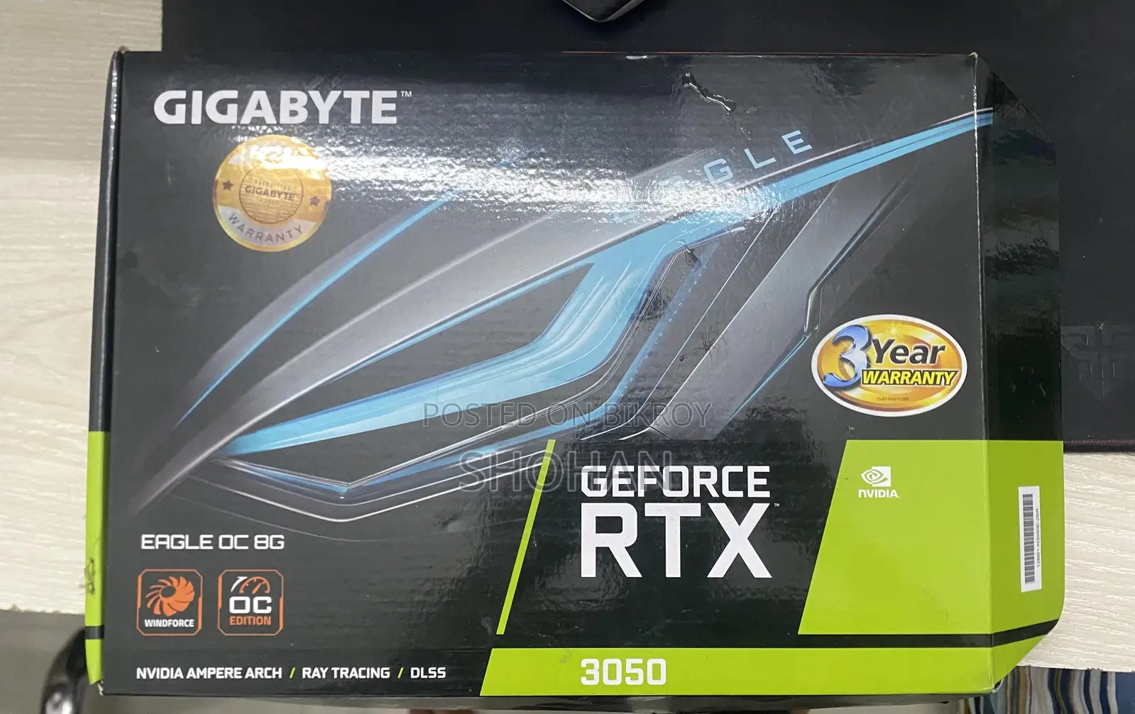 Gigabyte Geforce RTX 3050 Eagle Oc 8gb Gddr6 Graphics Card