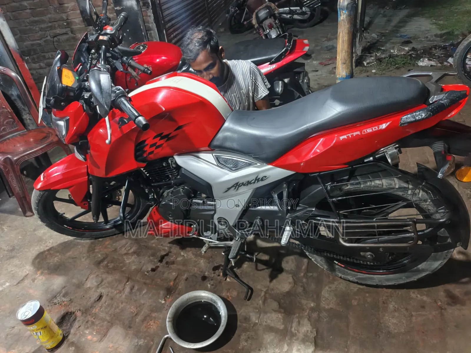 TVS Apache RTR 160 4V 2020 Red