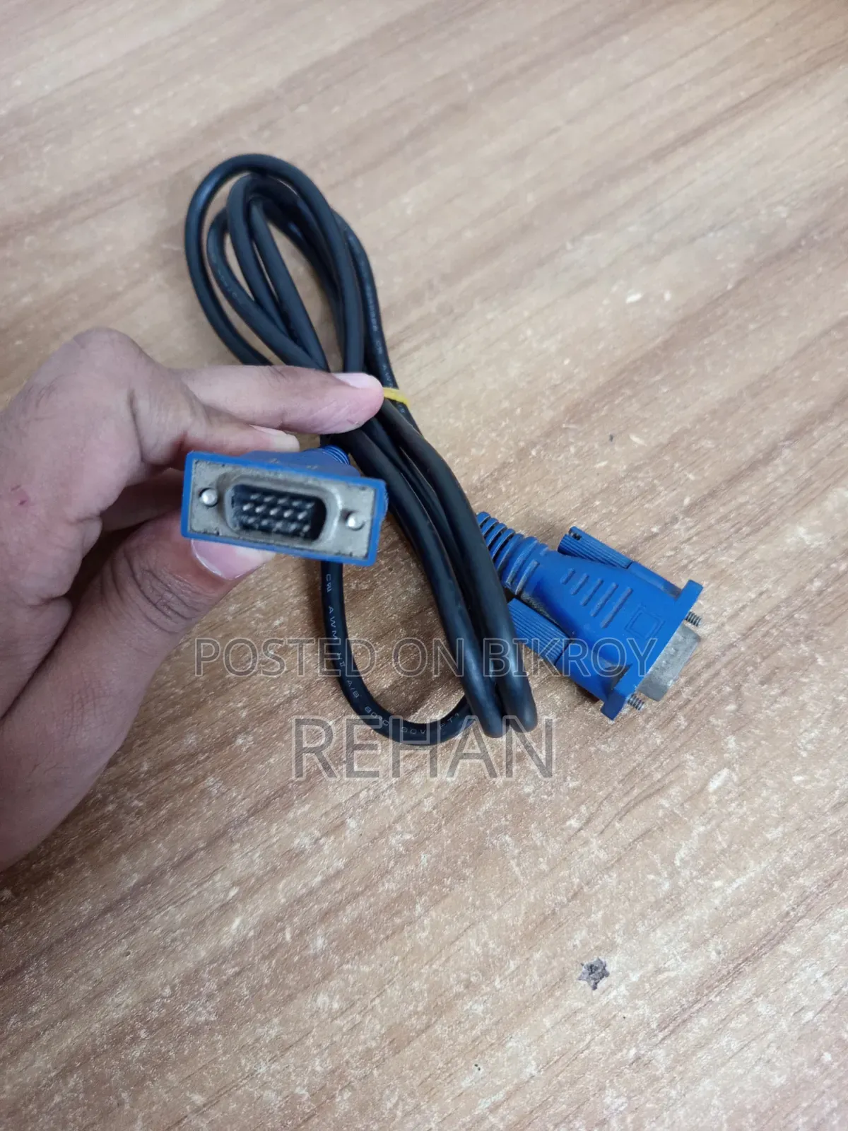 Vga Male to Male Cable for Monitor/Pc/Projector