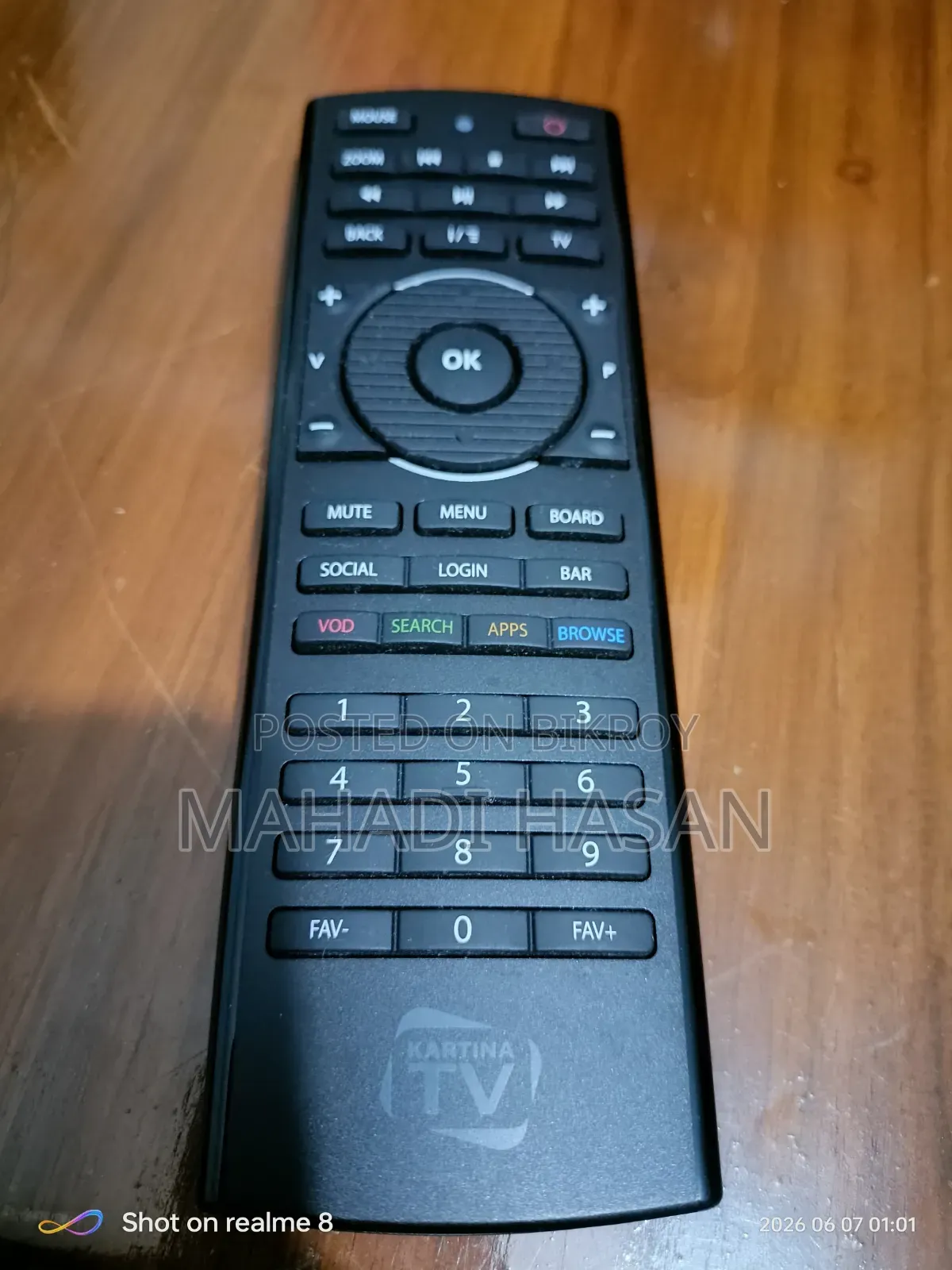 TV Remote Original Kartina TV Remote Control