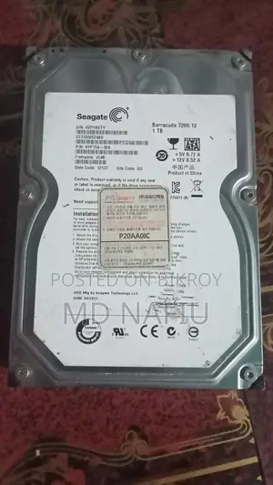 Used Seagate 1TB Desktop Hard Disk