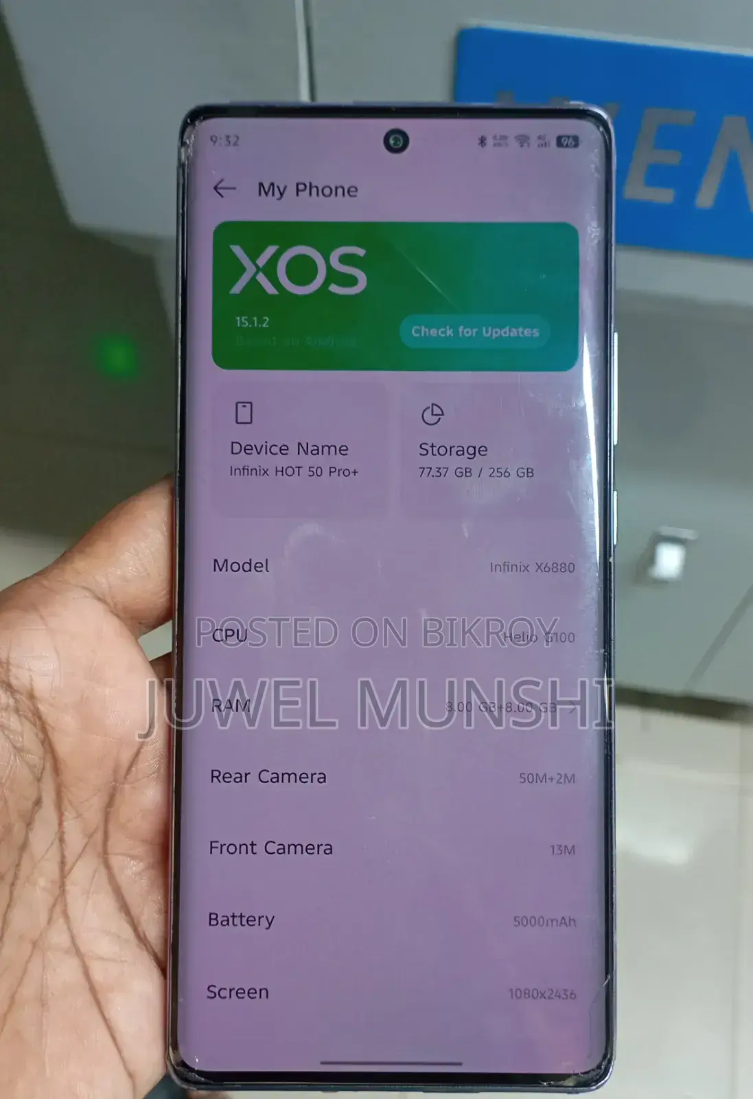 Mobile Phone 256 GB Purple