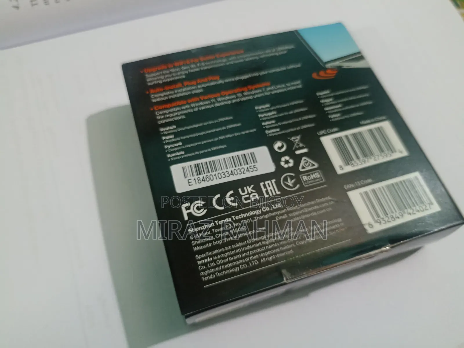 Tenda W311mi Ax300 Nano Usb Wifi 6 Adapter