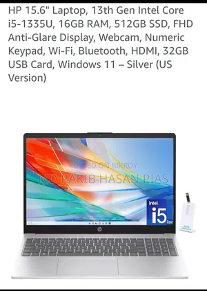 New Laptop HP 15 16GB Intel Core I5 SSD 512GB