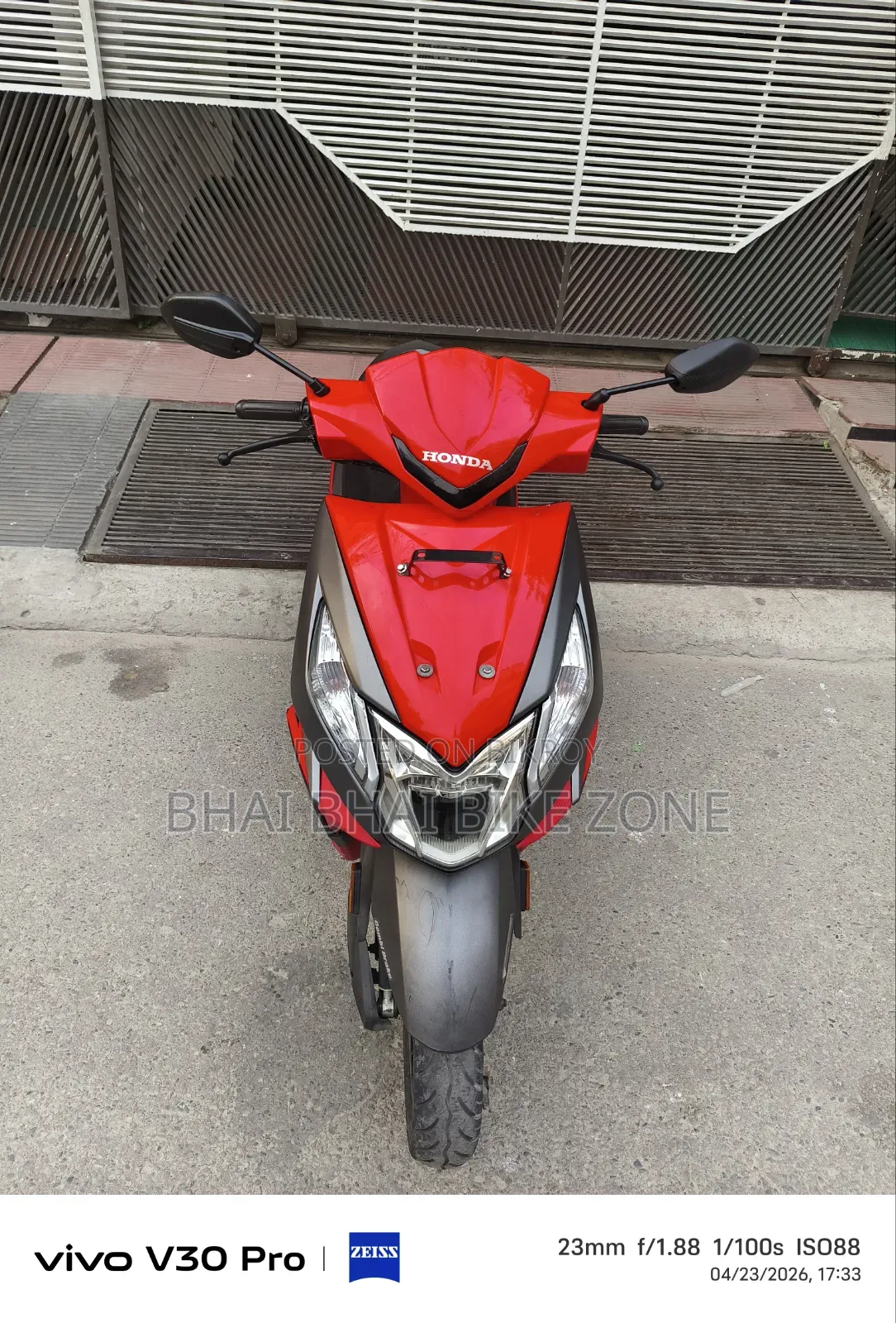 Honda Dio 2019 Red