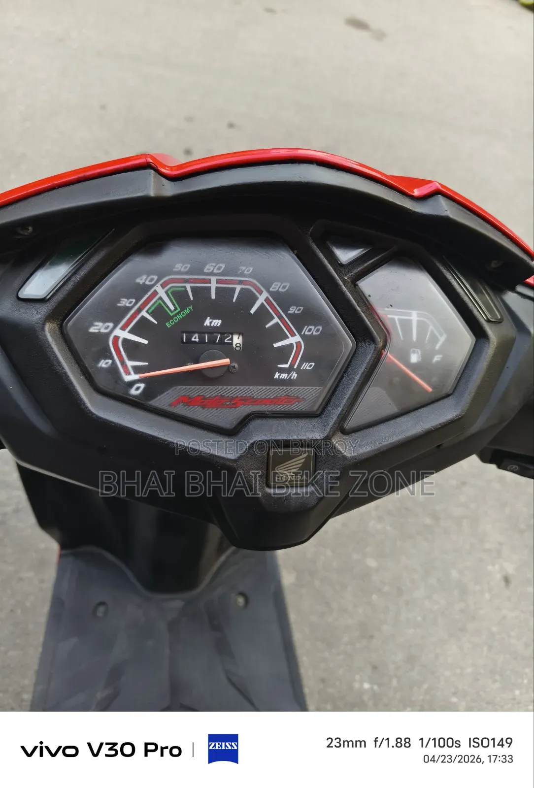 Honda Dio 2019 Red