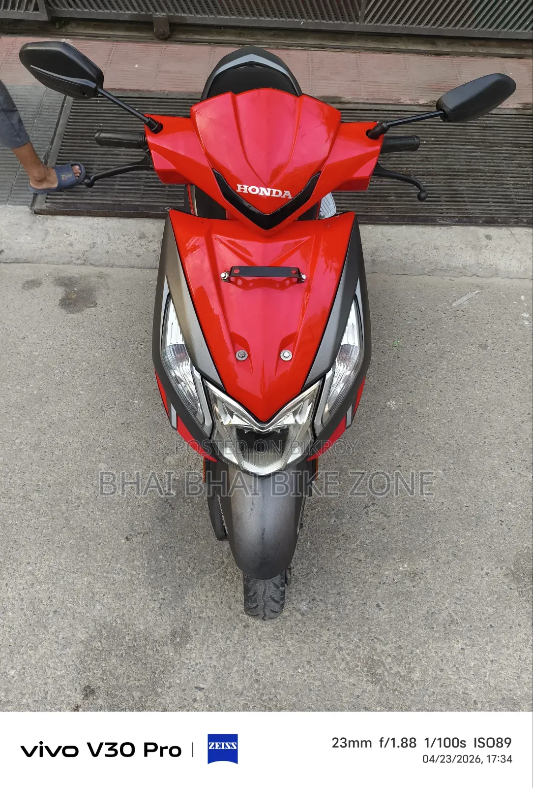 Honda Dio 2019 Red