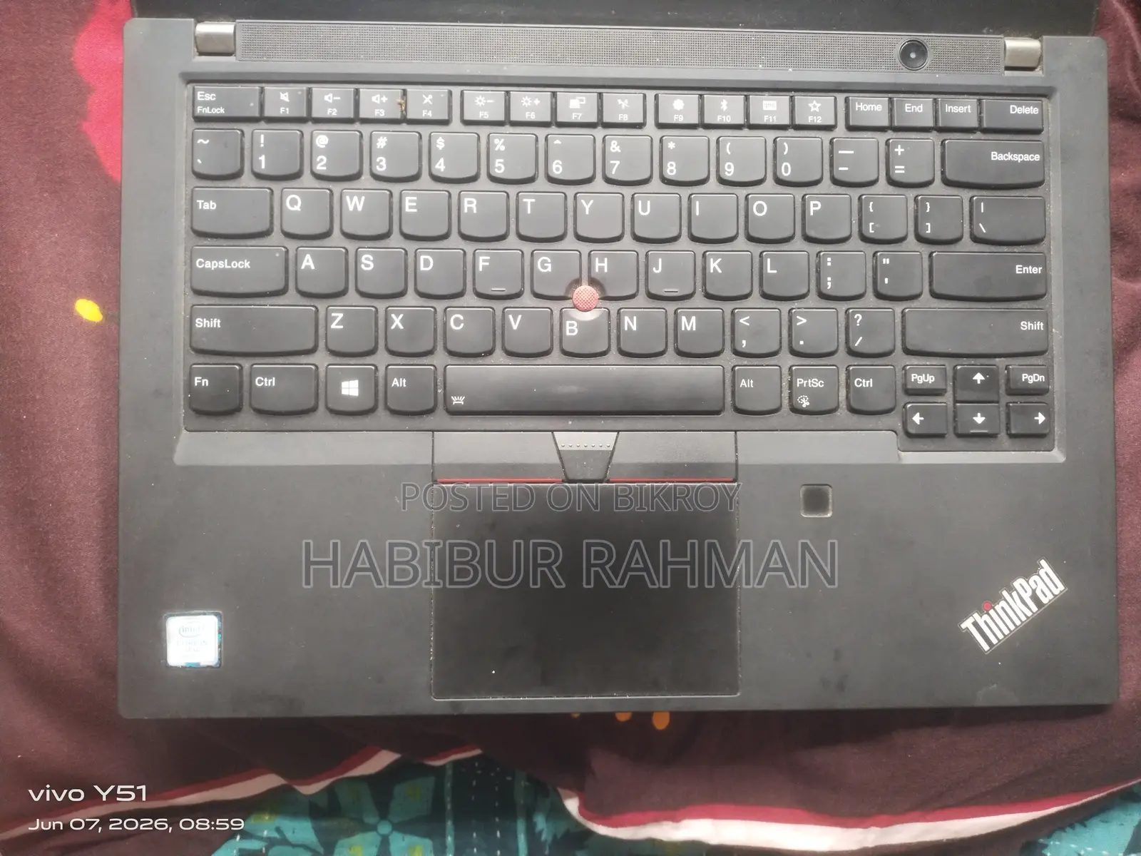 Laptop Lenovo ThinkPad T490s 16GB Intel Core I5 eMMC 256GB