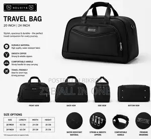 Nouxiya Premium Travel Duffel Bag 20 Inch