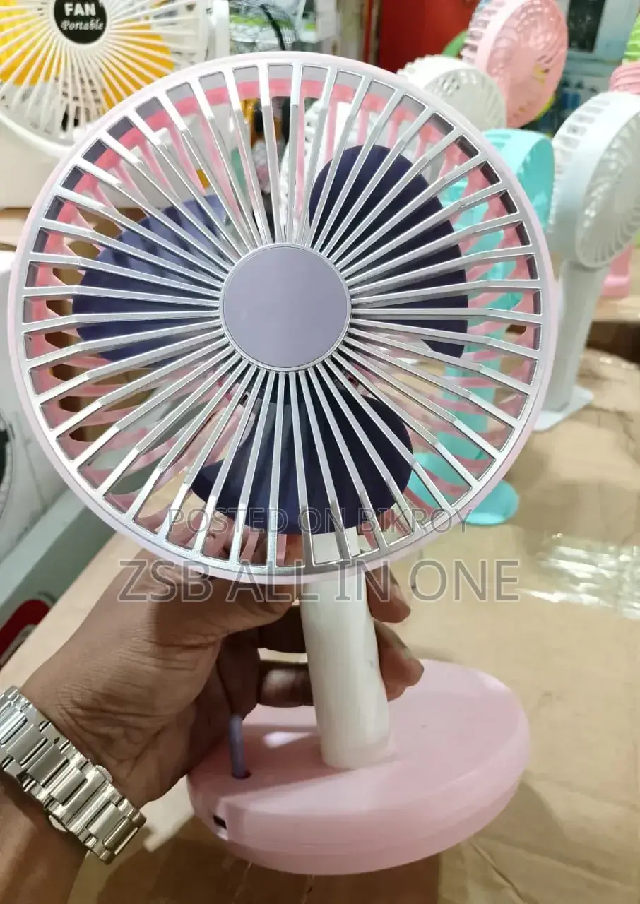 Portable Rechargeable Desktop Fan
