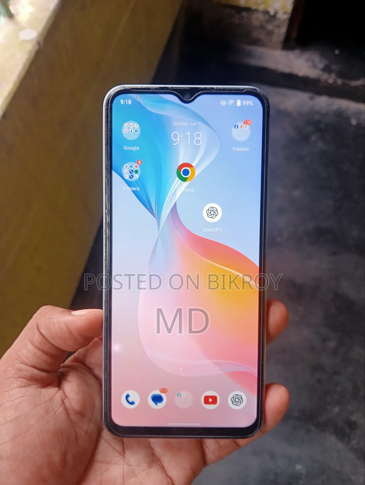 Vivo Y21 64 GB Silver