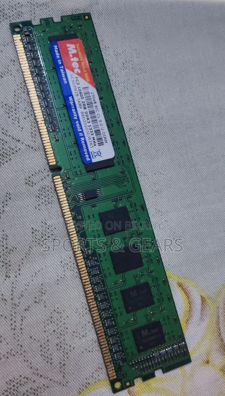 Twinmos DDR3 RAM 2GB