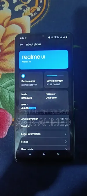Realme Note 60x 64 GB White