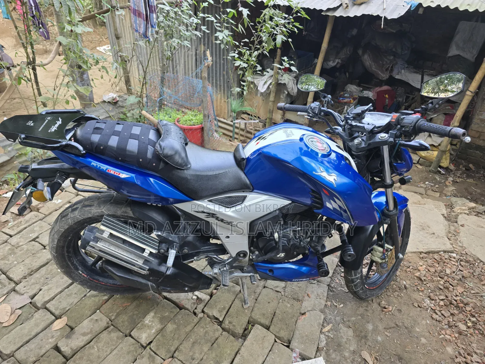 TVS Apache RTR 160 4V 2021 Blue