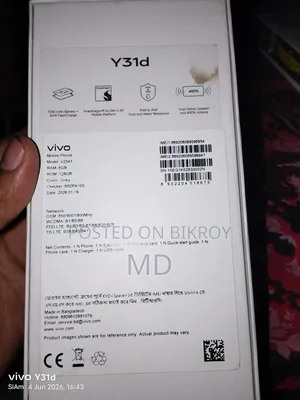 Vivo Y31d 128 GB Black