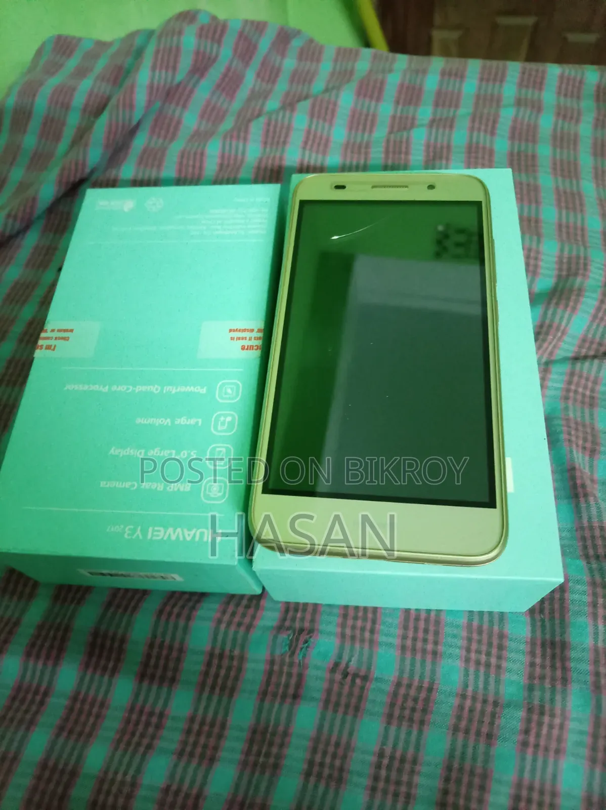 Huawei Y3 8 GB Gold