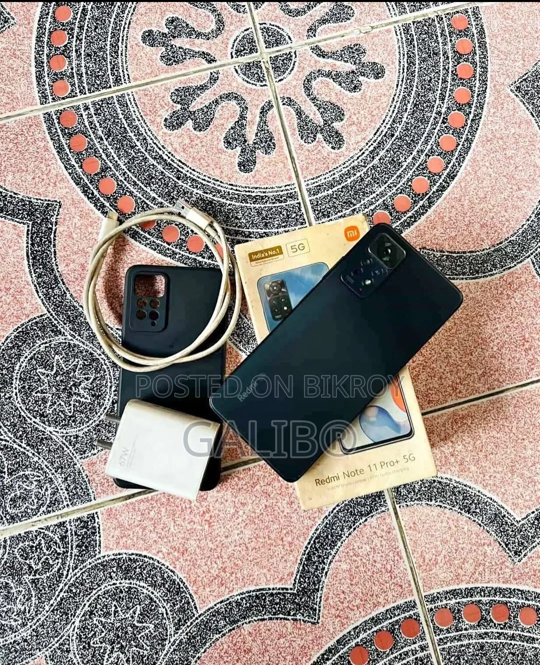 শাওমি রেডমি নোট ১১ প্রো+ ৫জি ১২৮ জিবি ব্ল্যাক