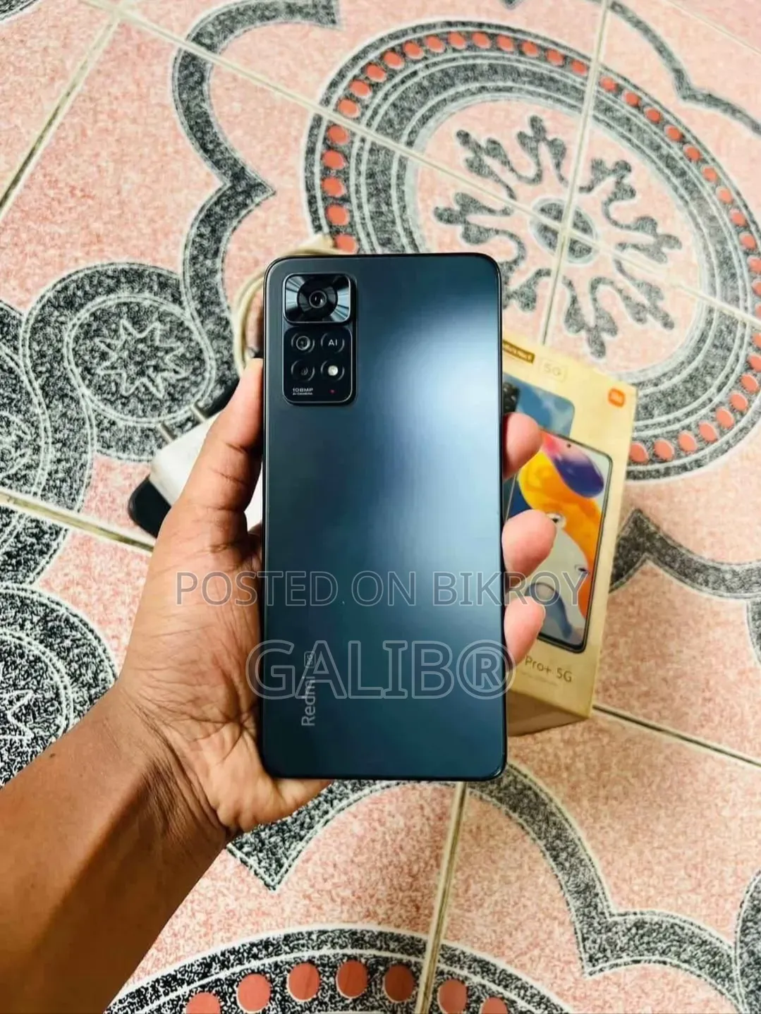 শাওমি রেডমি নোট ১১ প্রো+ ৫জি ১২৮ জিবি ব্ল্যাক
