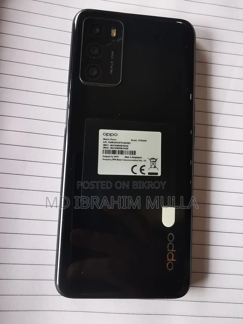 Oppo A16 64 GB Black