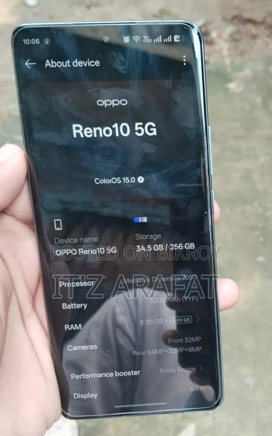 Oppo Reno 10 5G 256 GB Blue