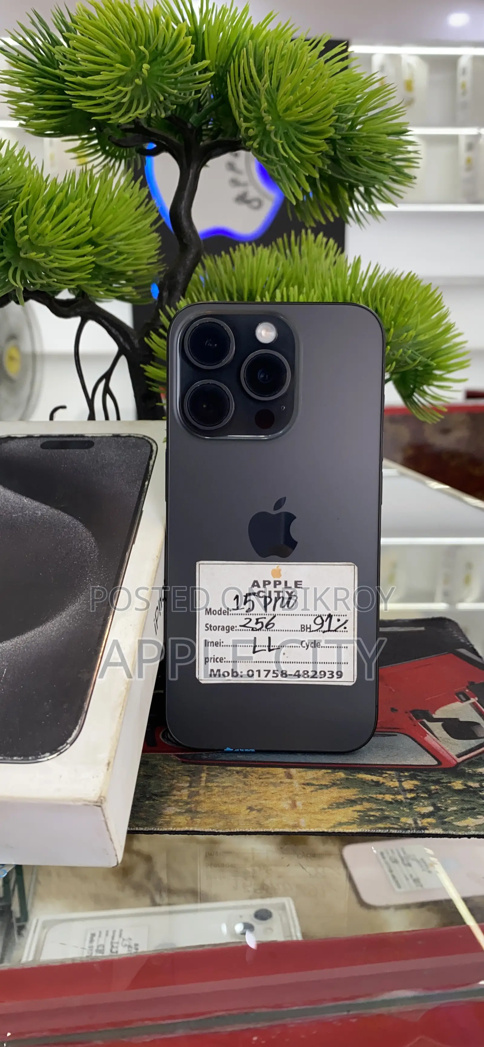 Apple iPhone 15 Pro 256 GB Black