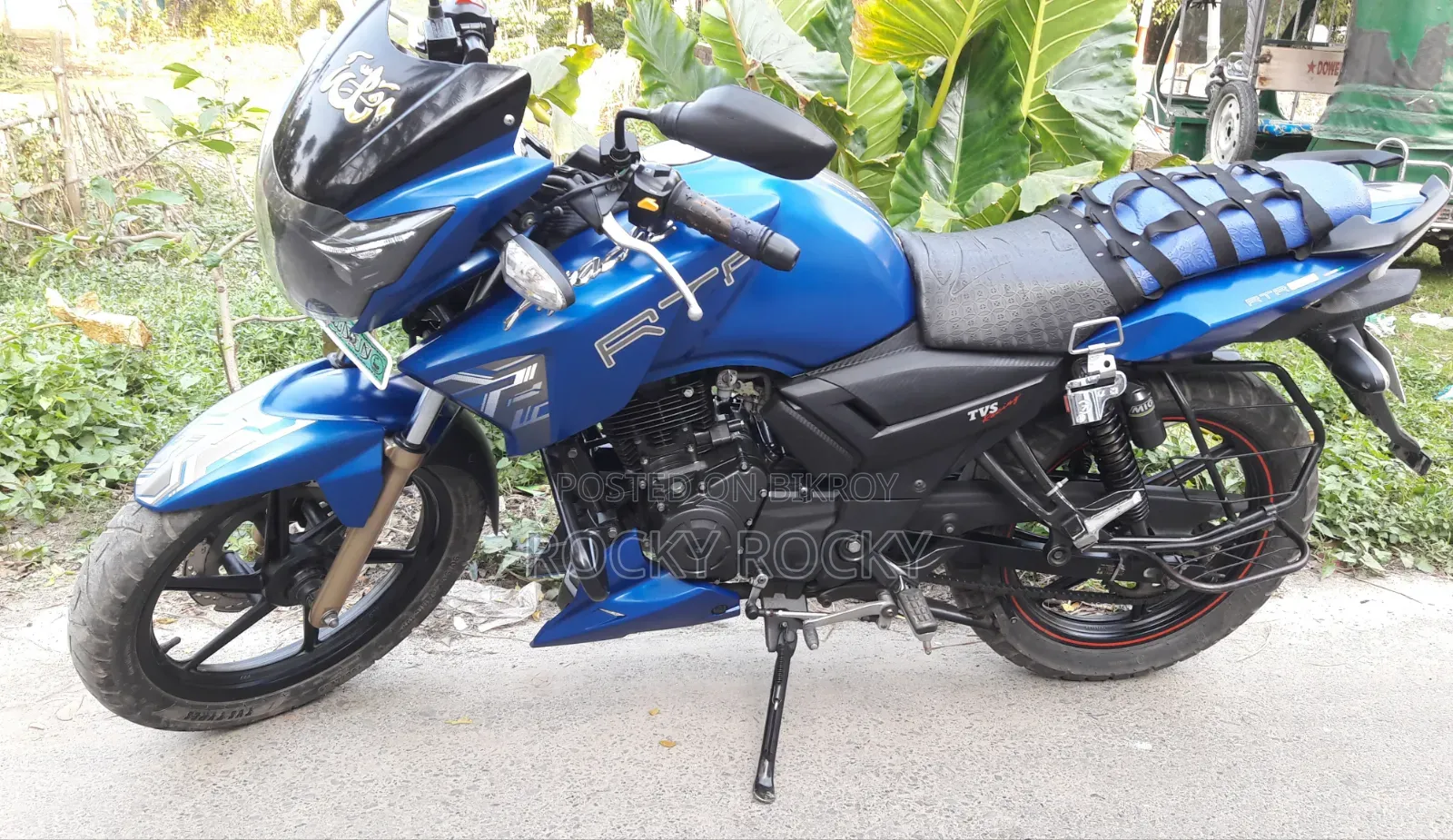 TVS Apache RTR 160 2v Refresh X-Connect 2019 Blue