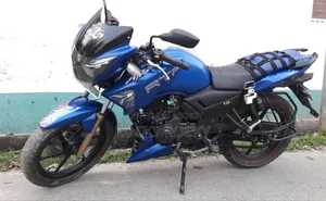 TVS Apache RTR 160 2v Refresh X-Connect 2019 Blue