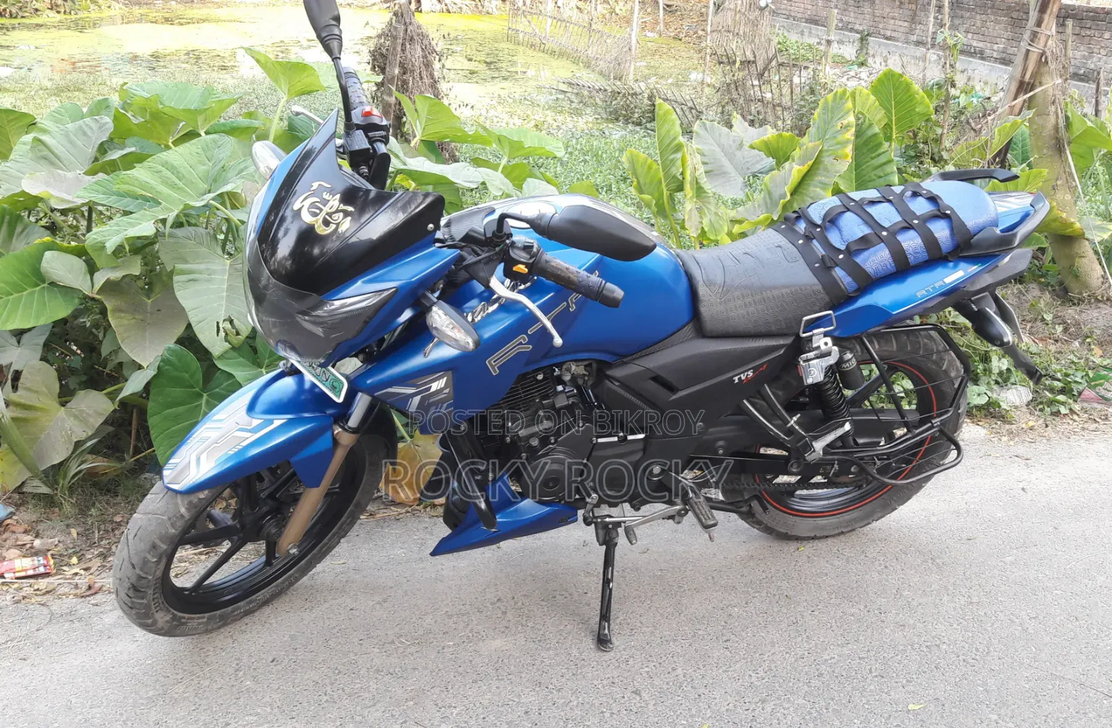TVS Apache RTR 160 2v Refresh X-Connect 2019 Blue