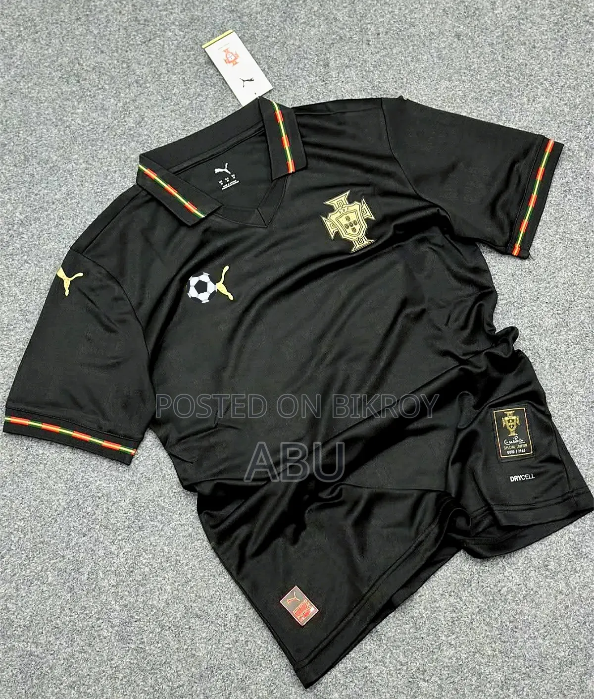 Portugal Black Away Jersey World Cup 2026 Available