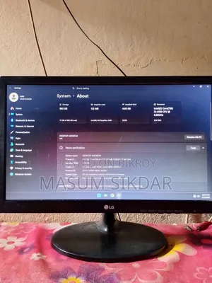 Desktop Computer 4GB Intel Core I3 SSD 512GB