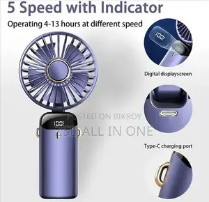 Portable Digital Display Fan