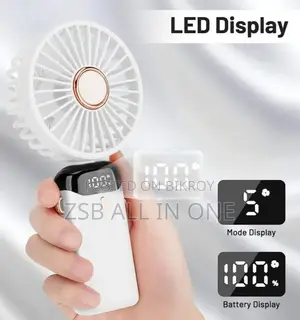 Portable Digital Display Fan