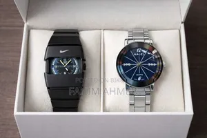 Poedagar Luxury Couple Watch Set (Butterfly Lock)