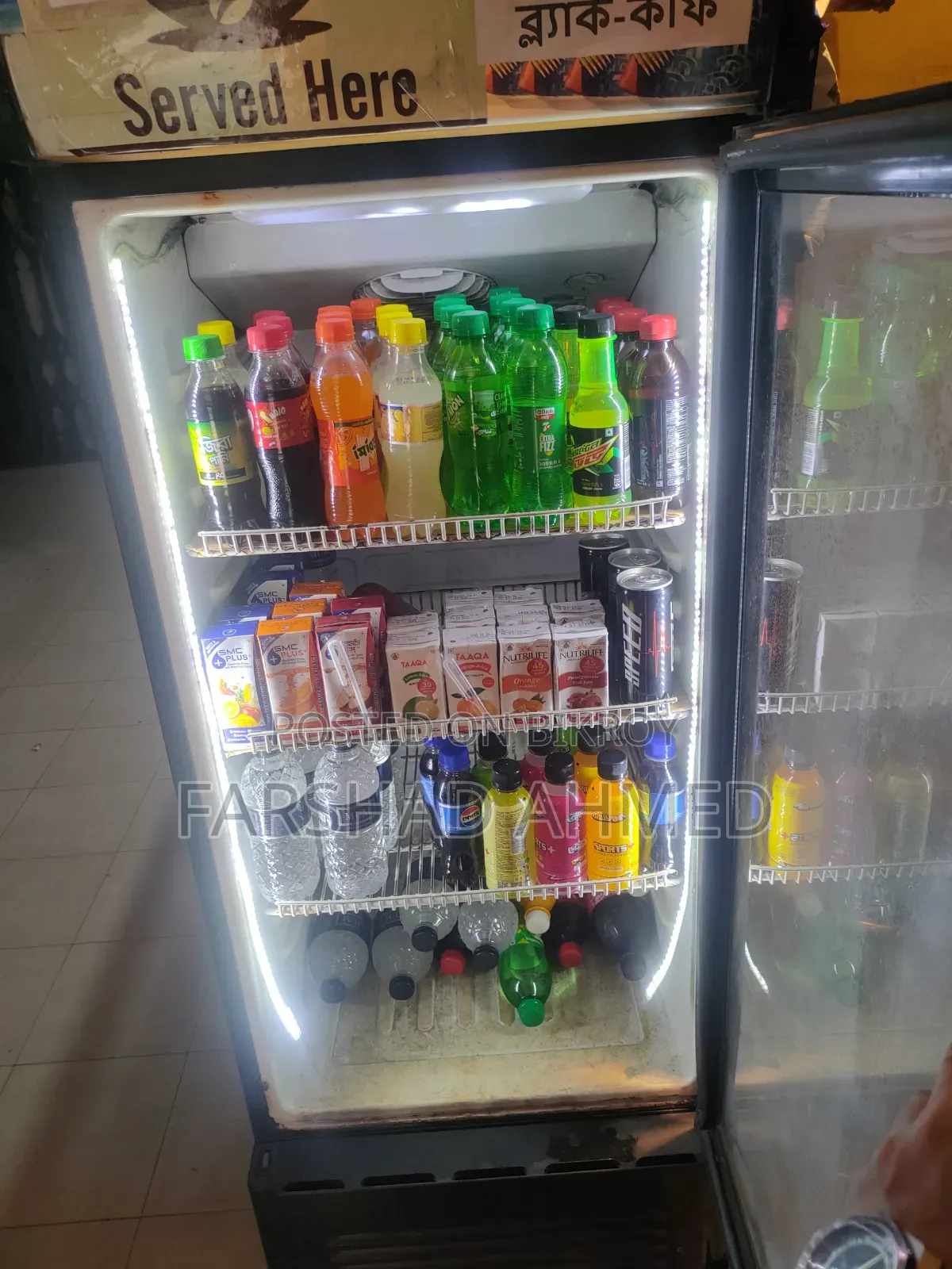Fridge + Coffee Machine