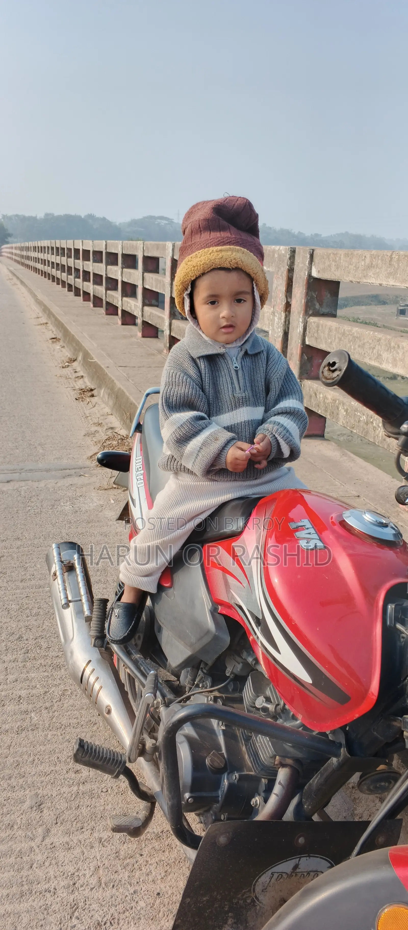 New TVS Metro 2020 Red